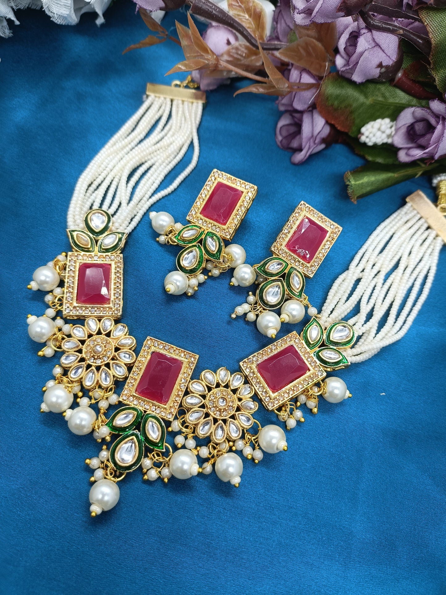 uniq choki necklace set for women