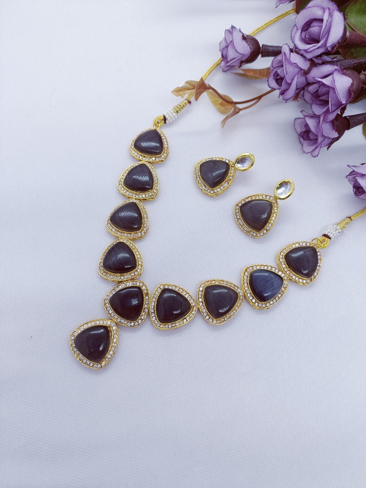 Twinkling graceful manalisha women nacklace set dsara