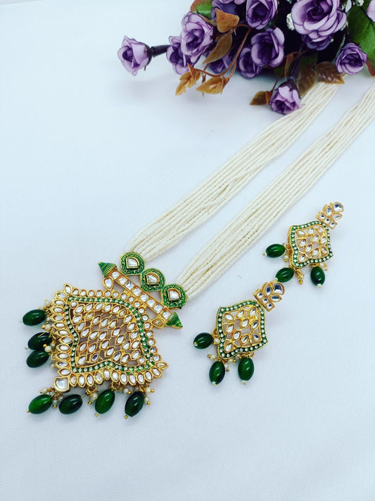 Raja ji long set trending necklace for women dsara