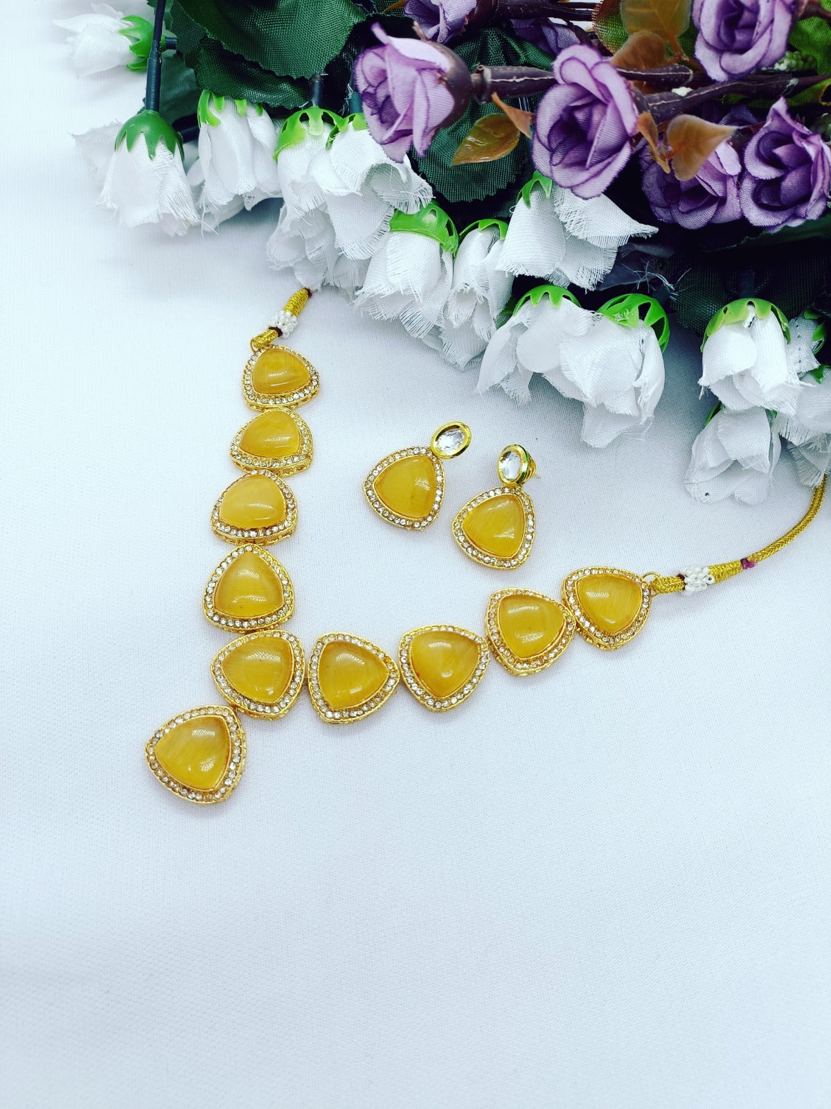 Twinkling graceful manalisha women nacklace set