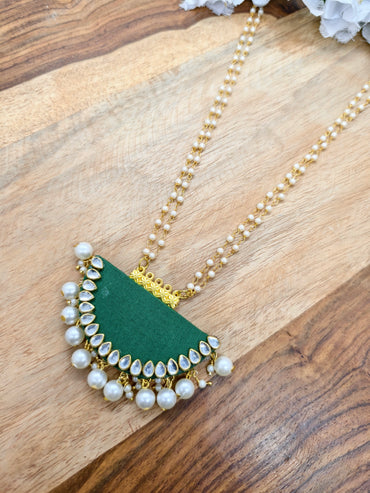 fabric long jewellery handmade