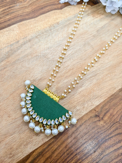 fabric long jewellery handmade