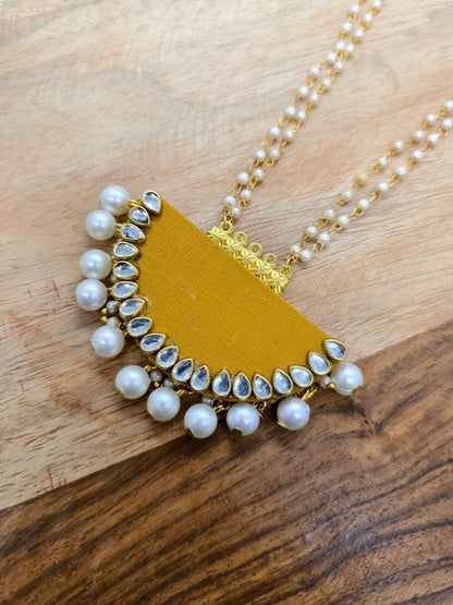 fabric long jewellery handmade