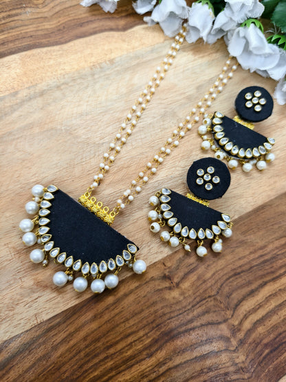 fabric long jewellery handmade