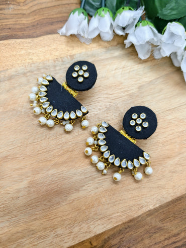 fabric long jewellery handmade