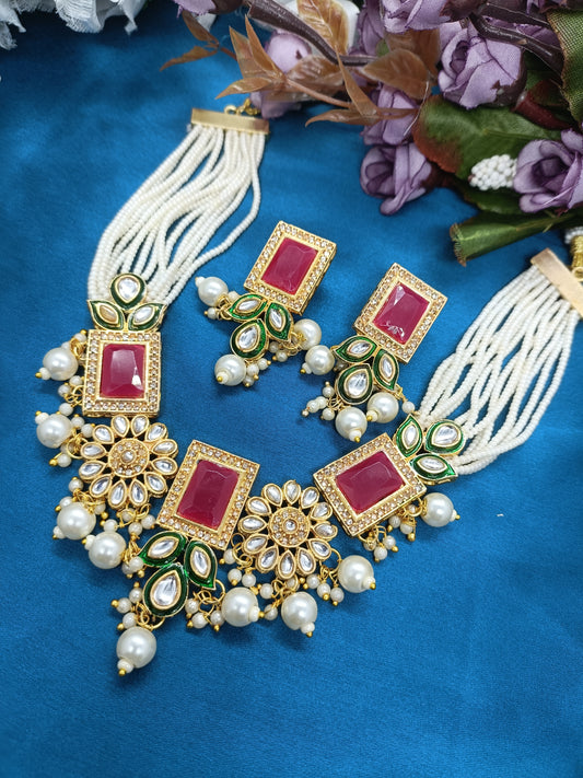 uniq choki necklace set for women