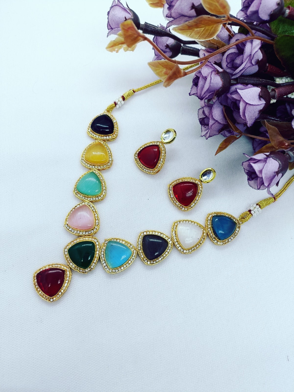 Twinkling graceful manalisha women nacklace set