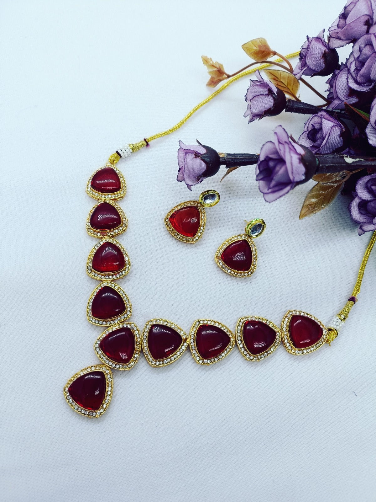 Twinkling graceful manalisha women nacklace set